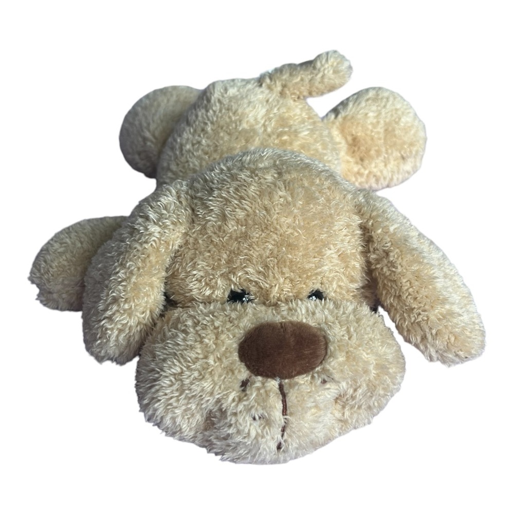 Spark Create Imagine 12" Puppy Dog Plush Tan Cream Brown Walmart Laying Lovey